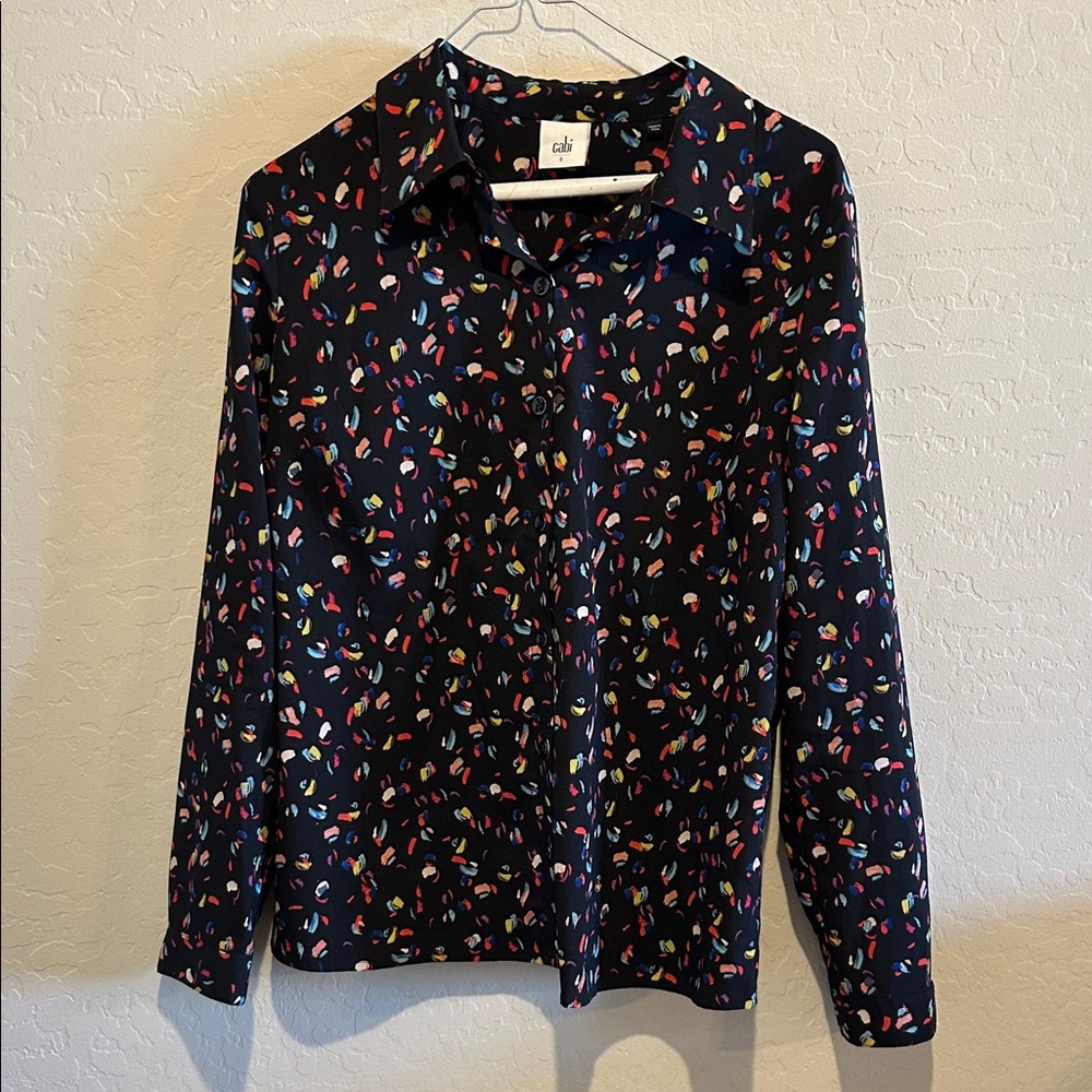 Cabi Multicolor Patterned Blouse - image 1